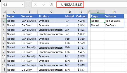 excel formule geen invoer nike retourneren|De functie UNIEK .